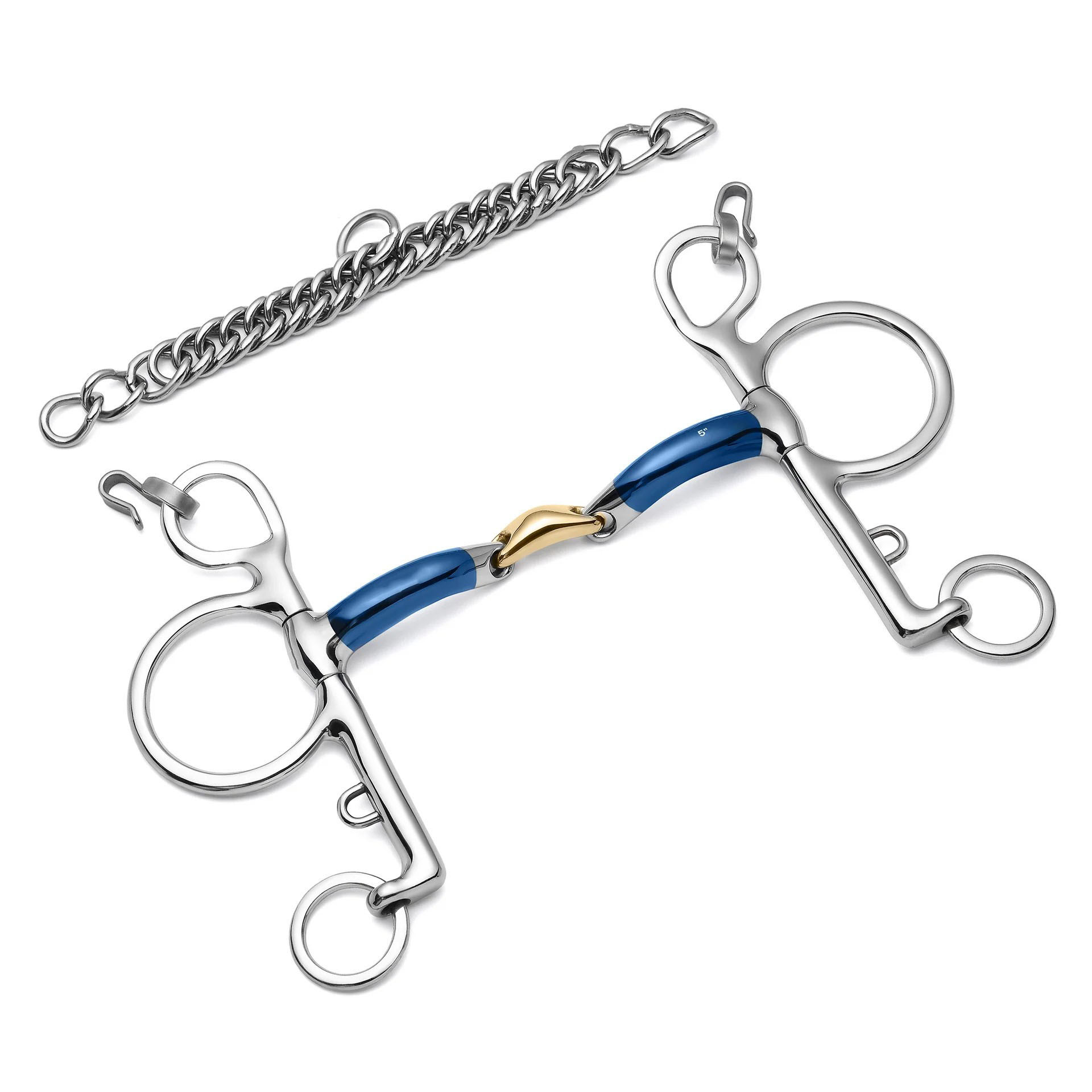 pelham lozenge sweet iron curb horse bit