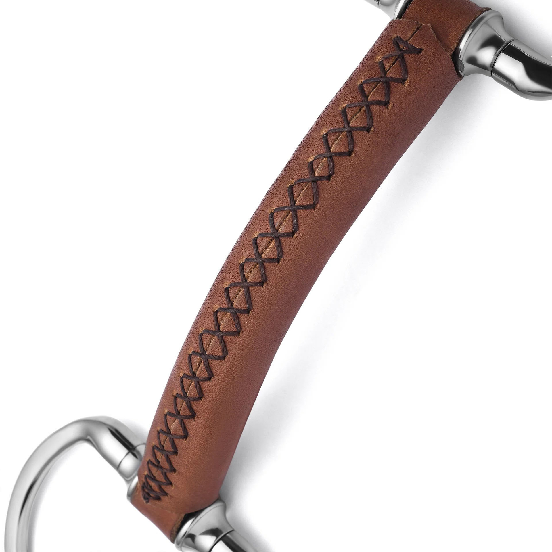 Eggbutt Soft Leather Snaffle Horse Bit