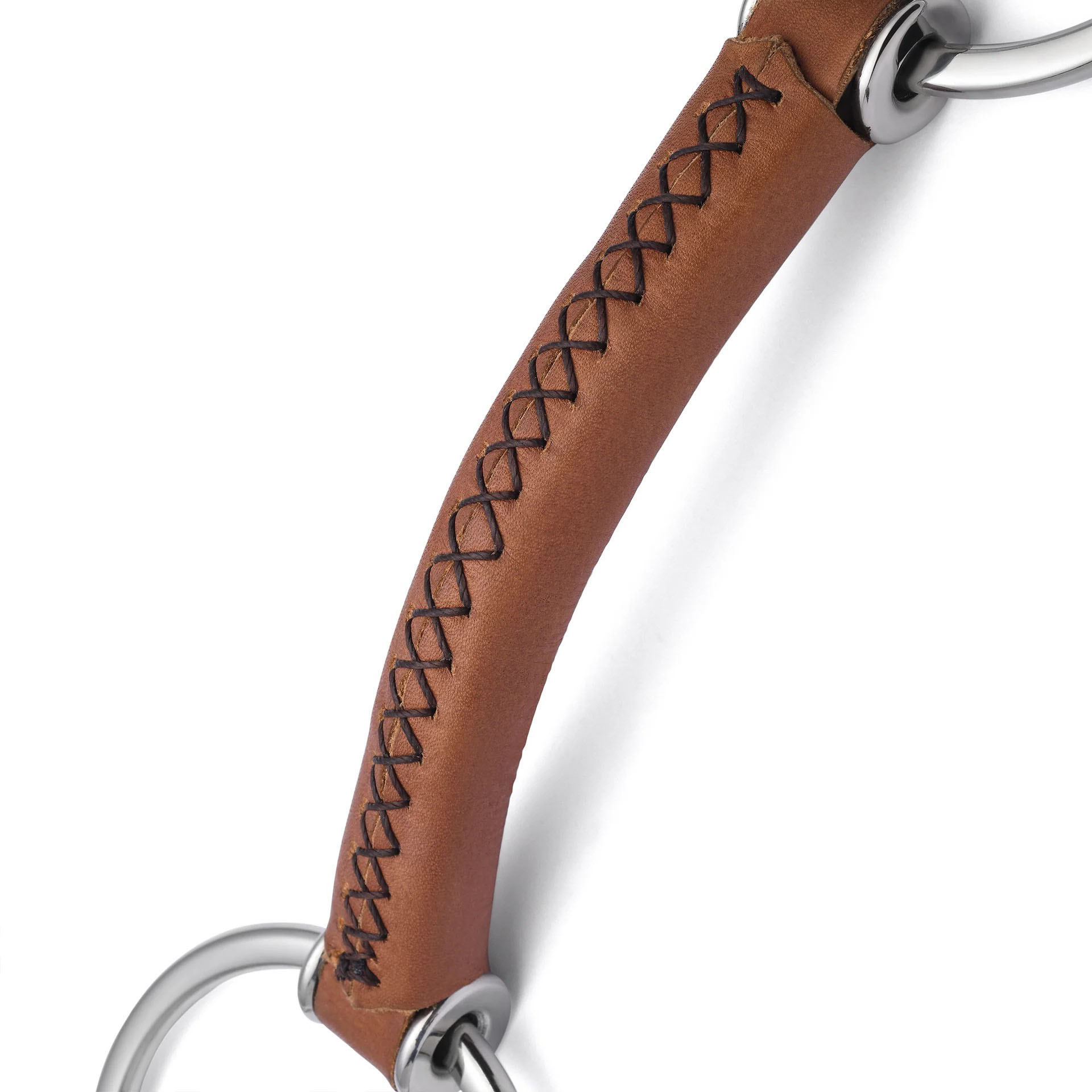 Loose Ring Soft Leather Snaffle Horse Bit