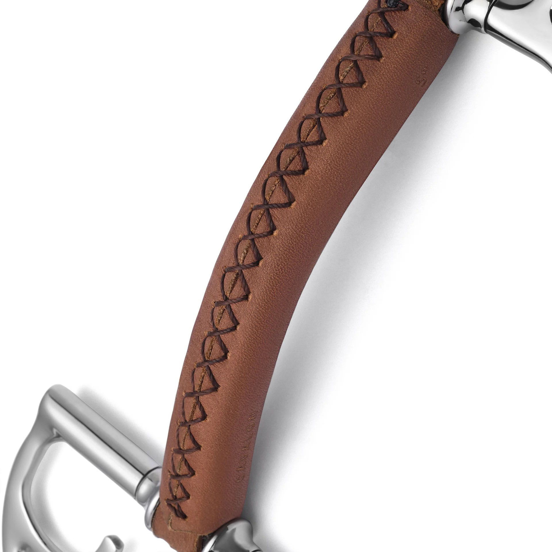 kimberwick soft leather curb horse bit