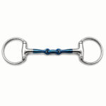 Ported Copper Roller Eggbutt Sweet Iron Snaffle Horse Bit