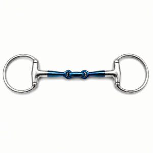 ported copper roller eggbutt sweet iron snaffle horse bit