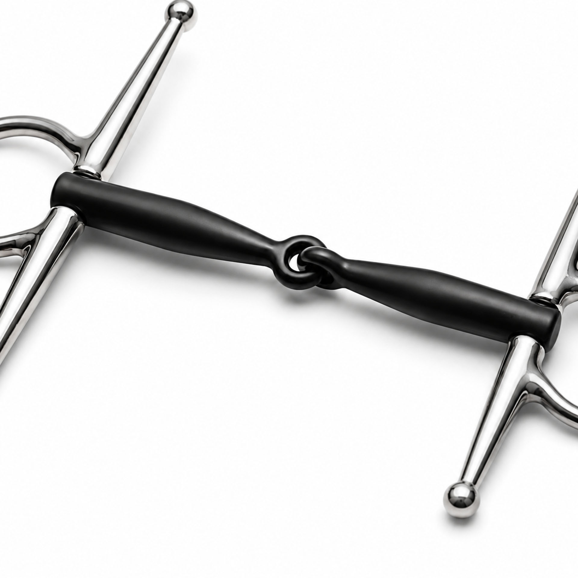 full cheek copper roller snaffle bit