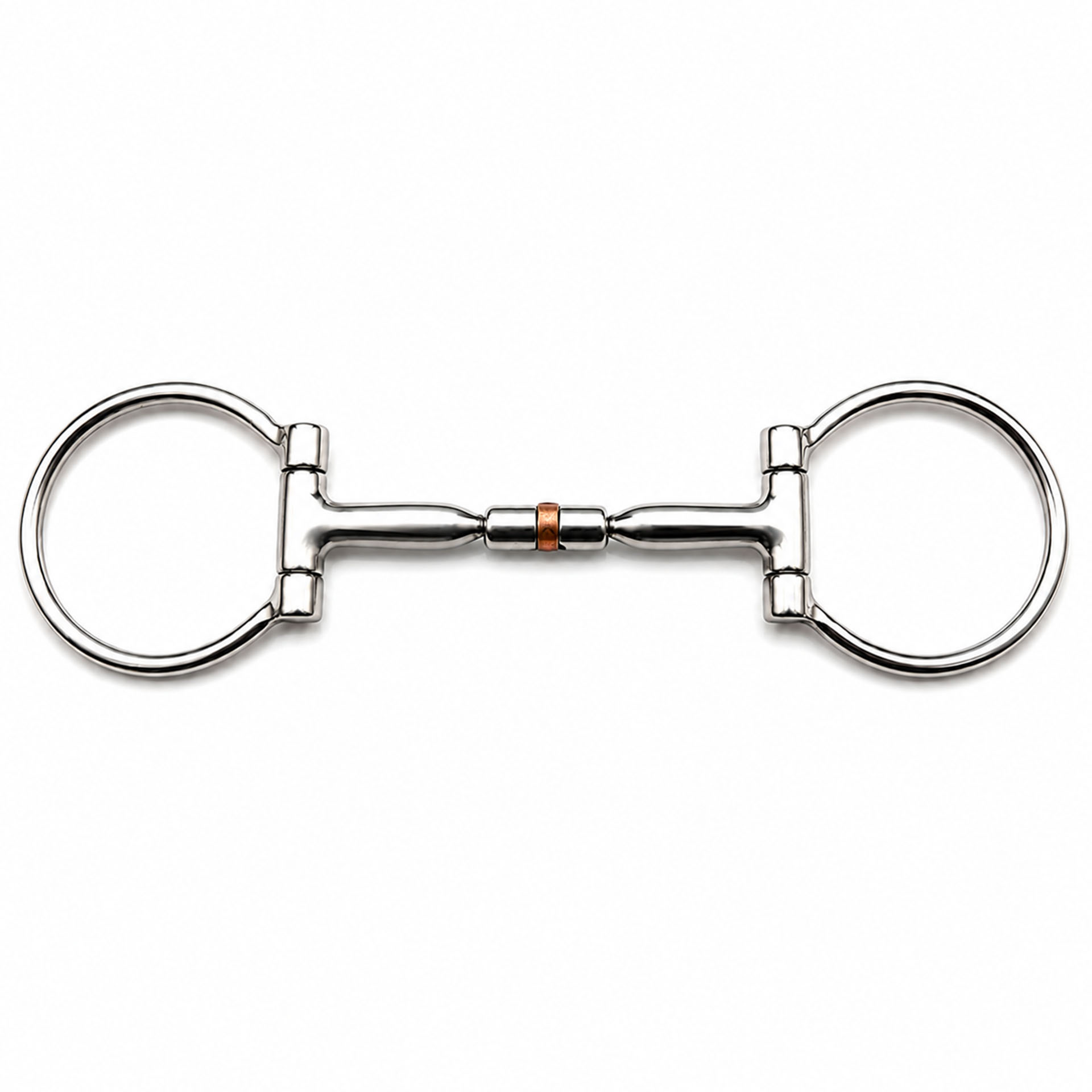copper roller ring horse bit