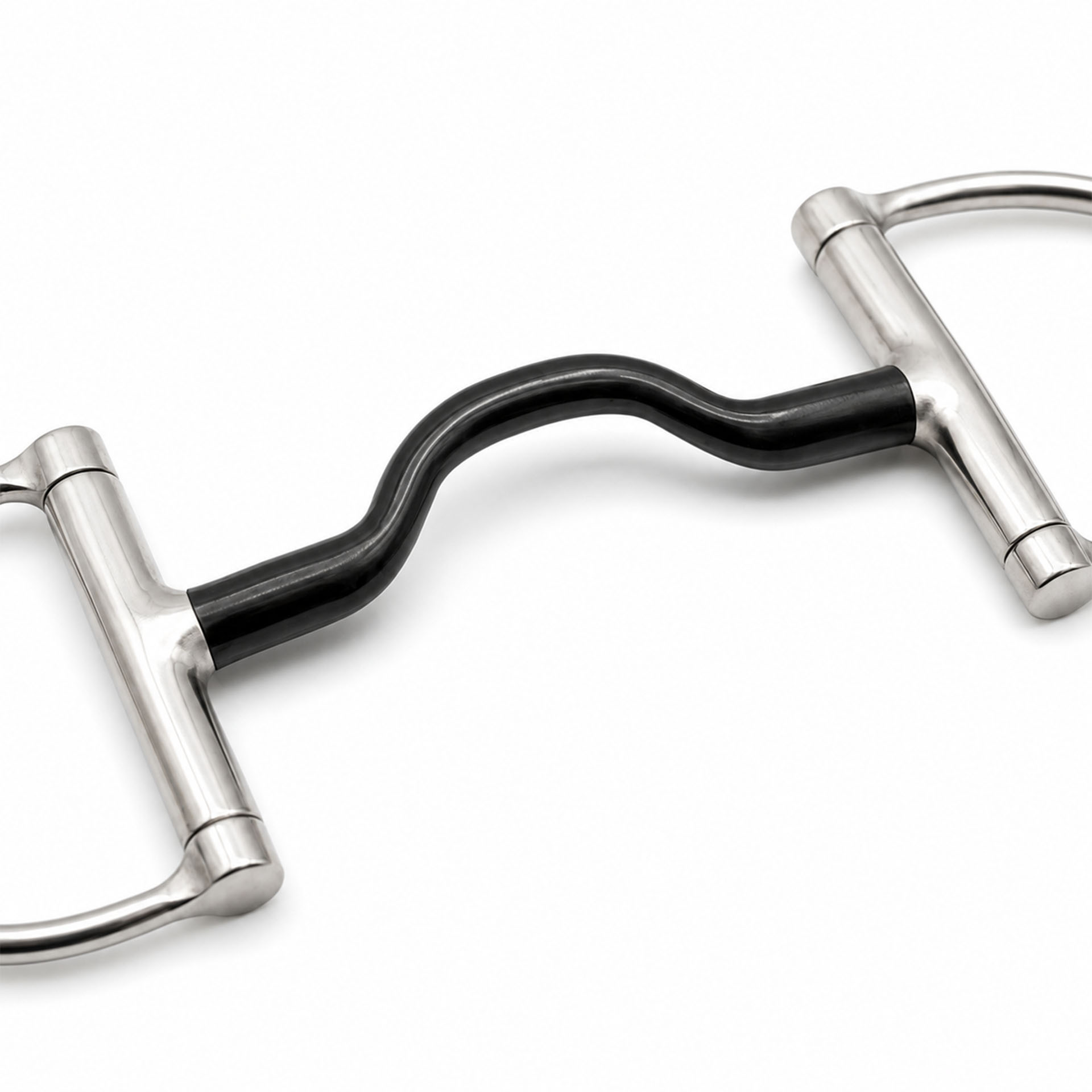 low port d ring sweet iron horse bit