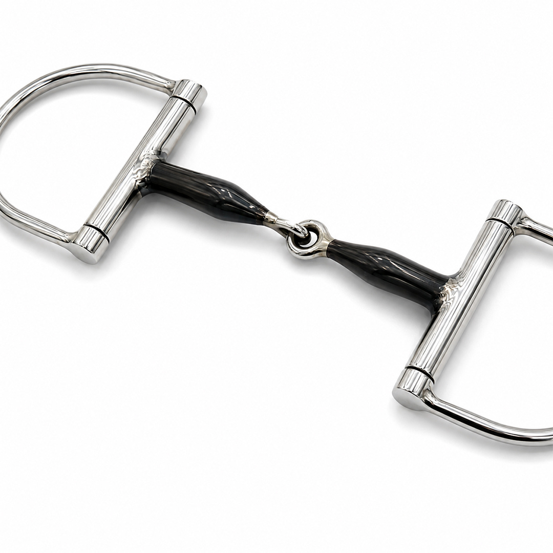 d ring french link horse bit