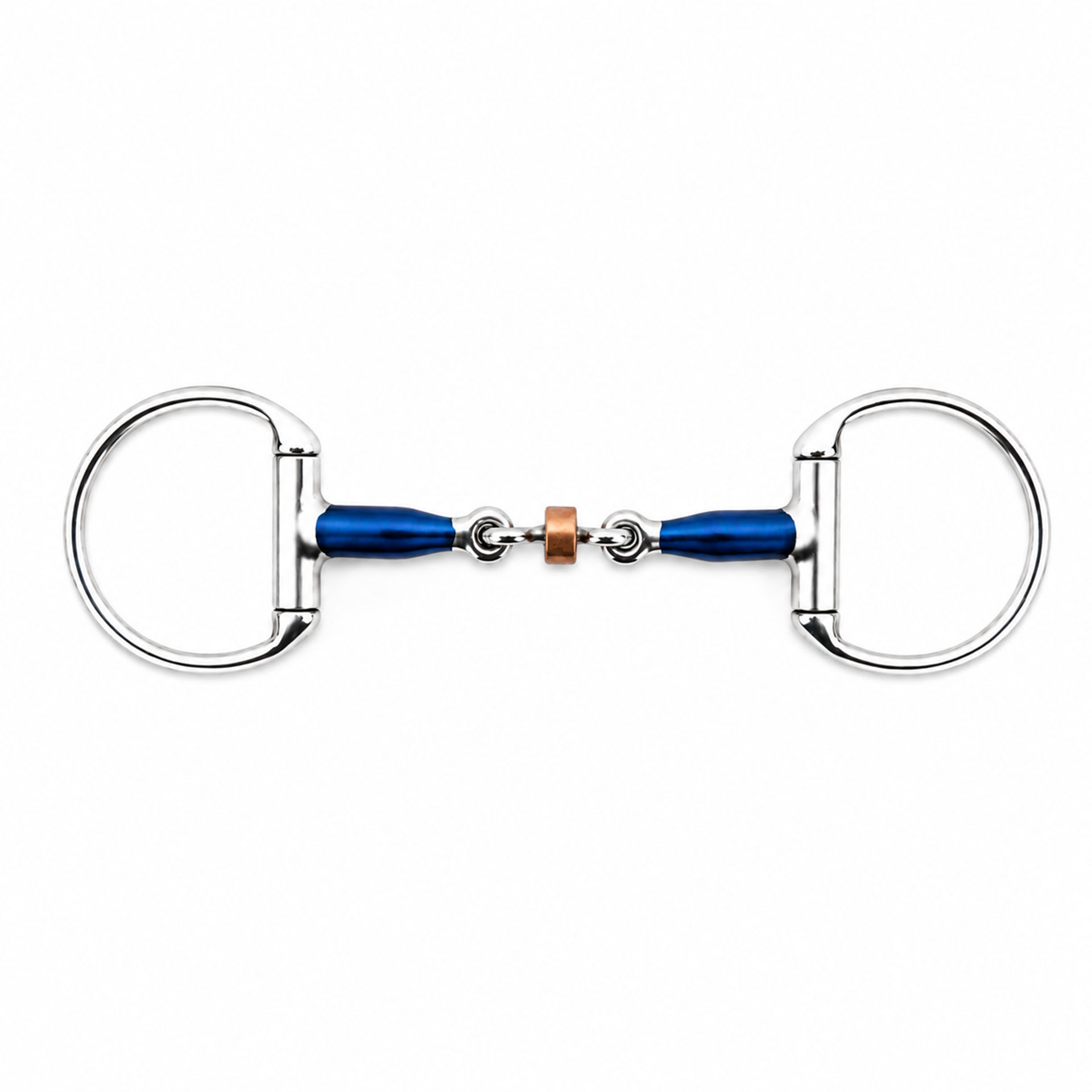 premium blue sweet iron loose ring snaffle horse bit