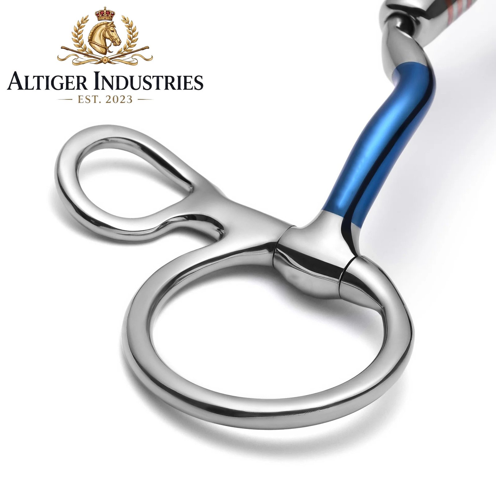 Baucher Low Port Capsule Sweet Iron Snaffle Horse Bit