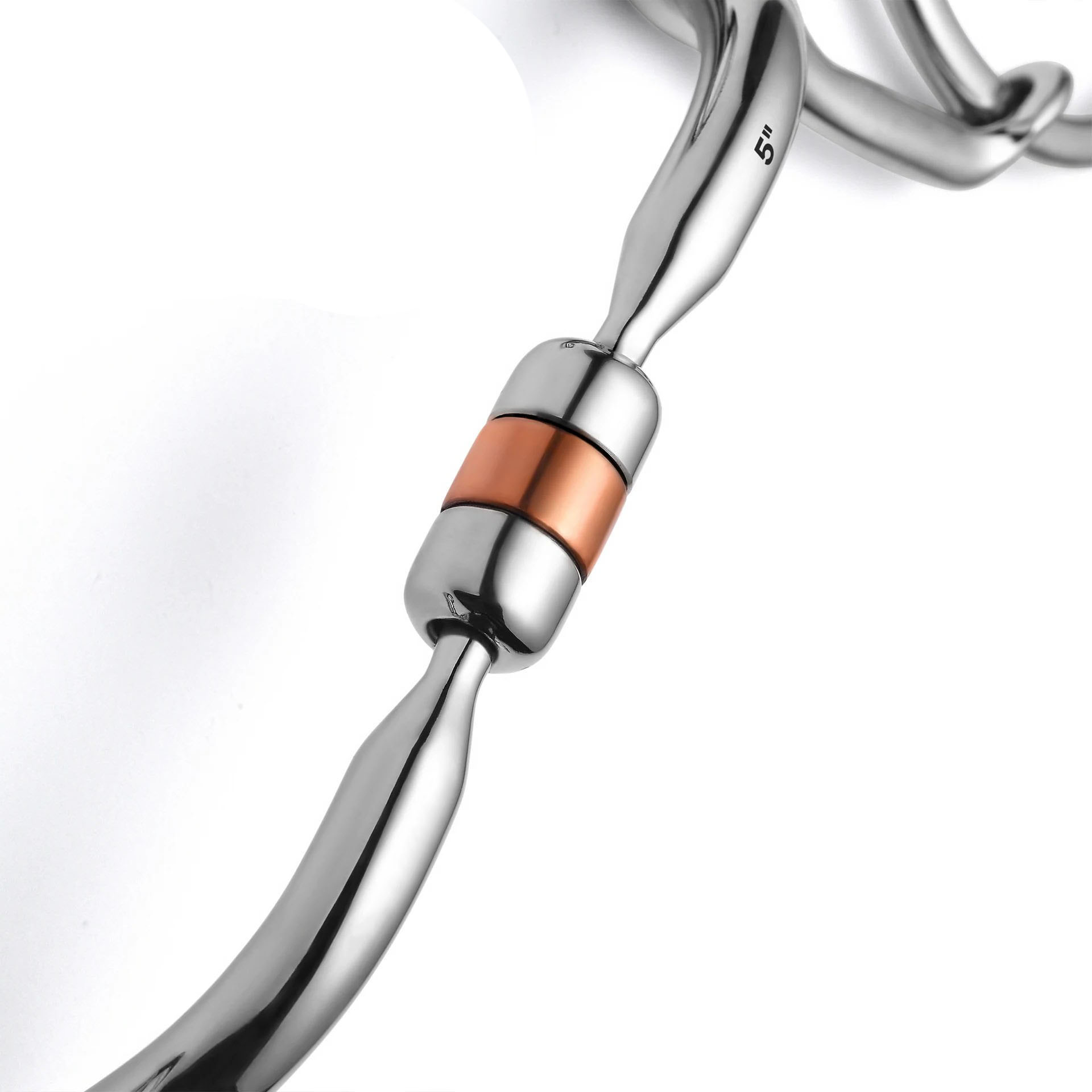 loose shank capsule curb horse bit