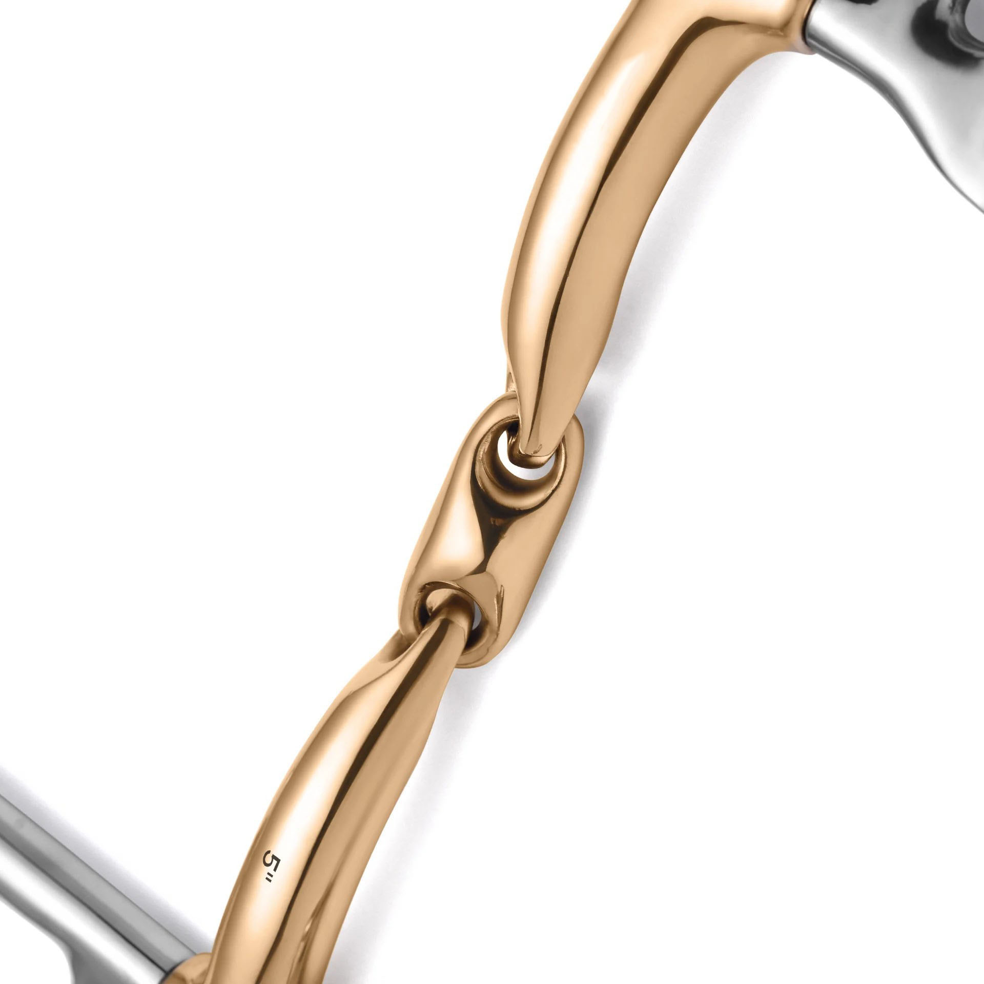 pelham lozenge savor gold curb horse bit