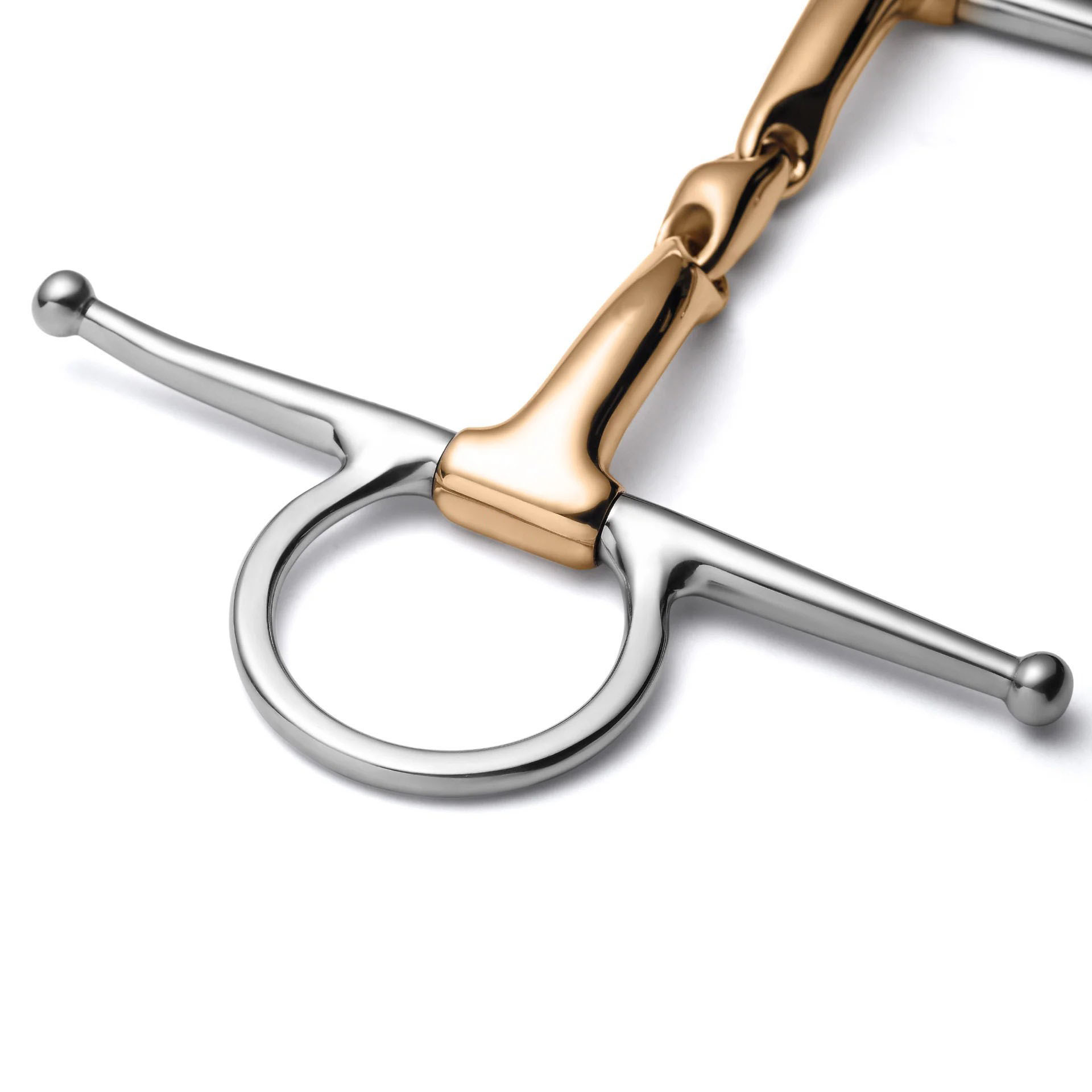 Premium Gold Lozenge Full Cheek Horse Bit