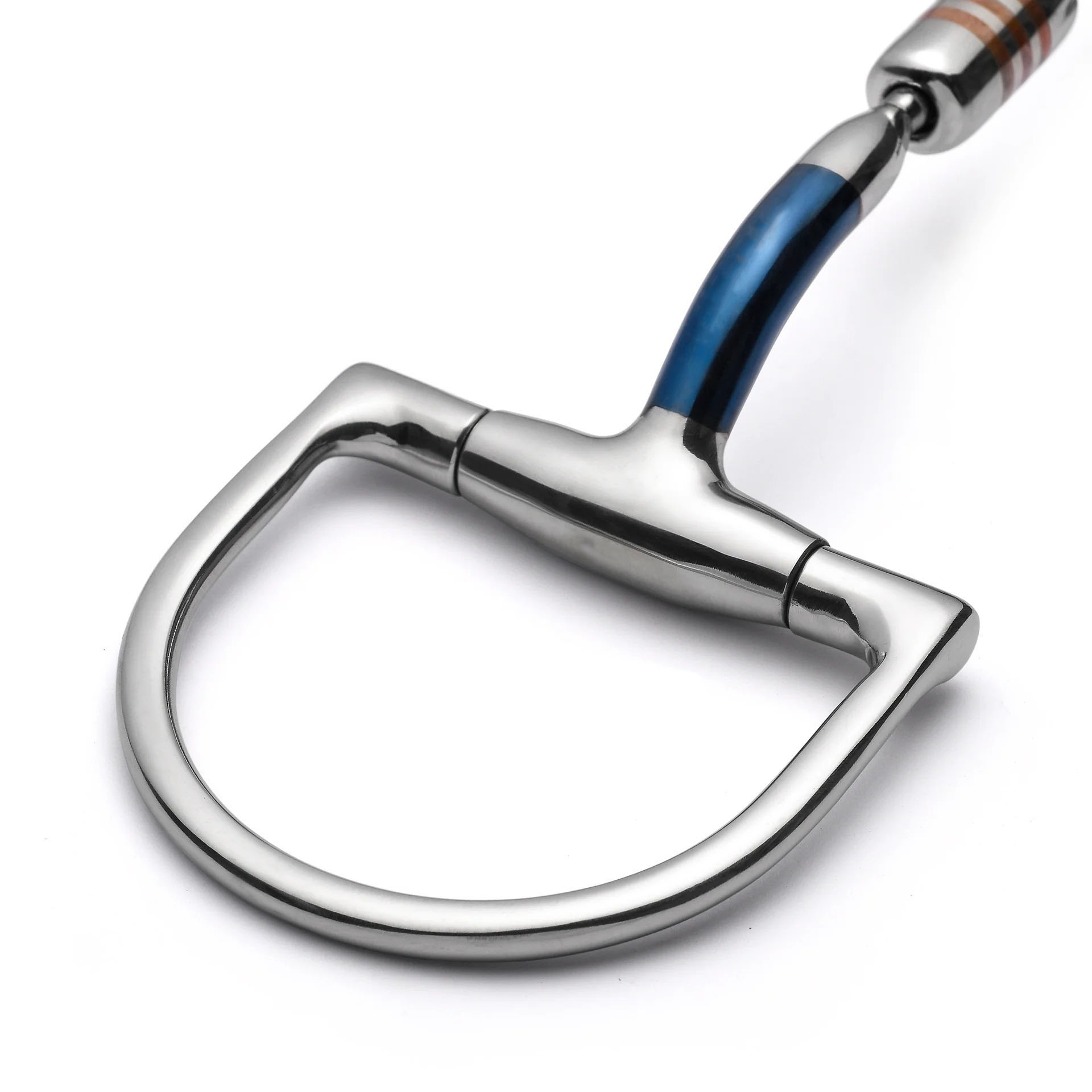 hunter d ring capsule sweet iron snaffle horse bit