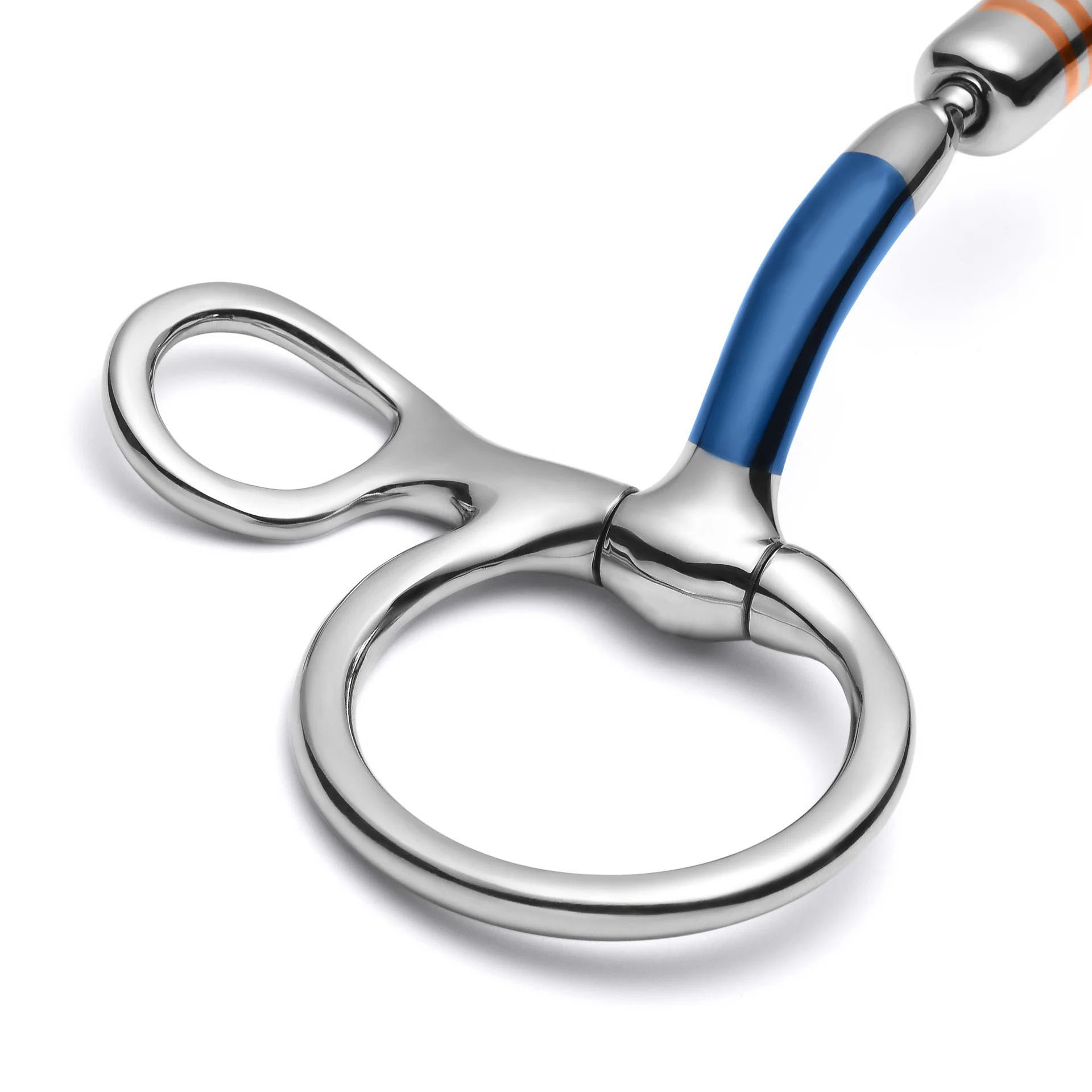 baucher capsule sweet iron snaffle horse bit