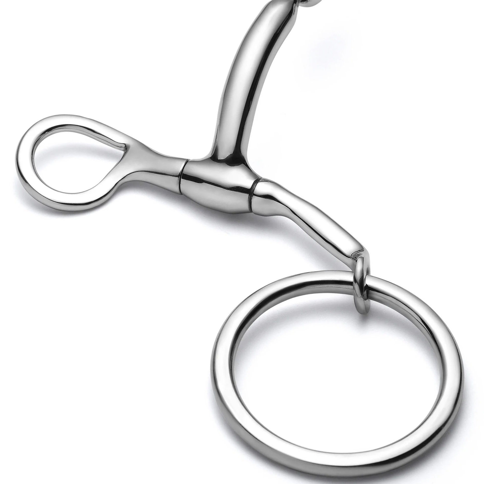 loose shank capsule curb horse bit