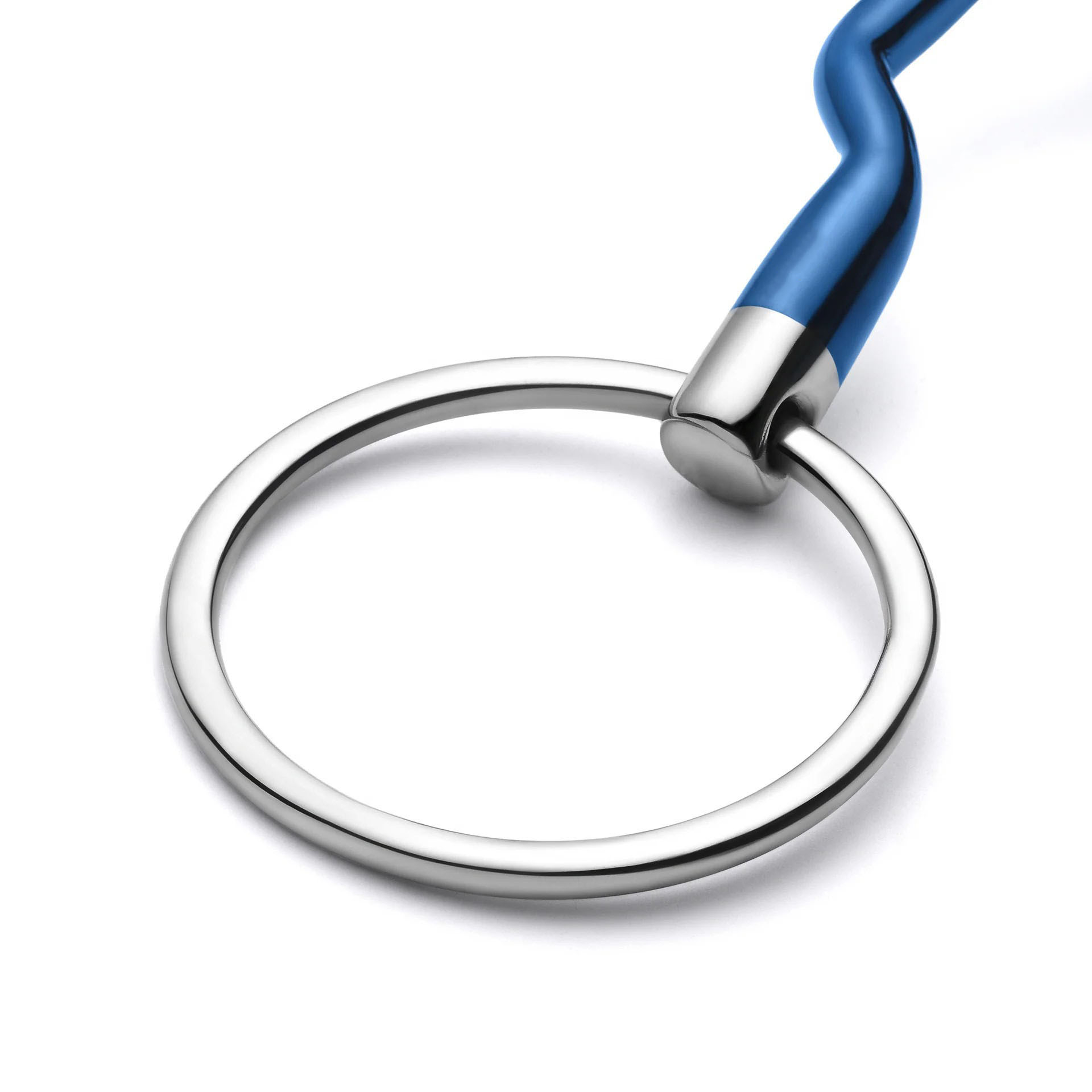 loose ring low port mullen sweet iron snaffle horse bit
