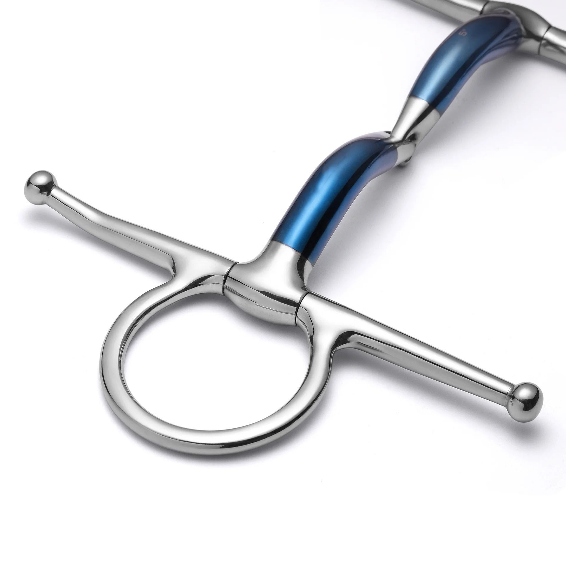 full cheek locking single joint sweet iron snaffle horse bit