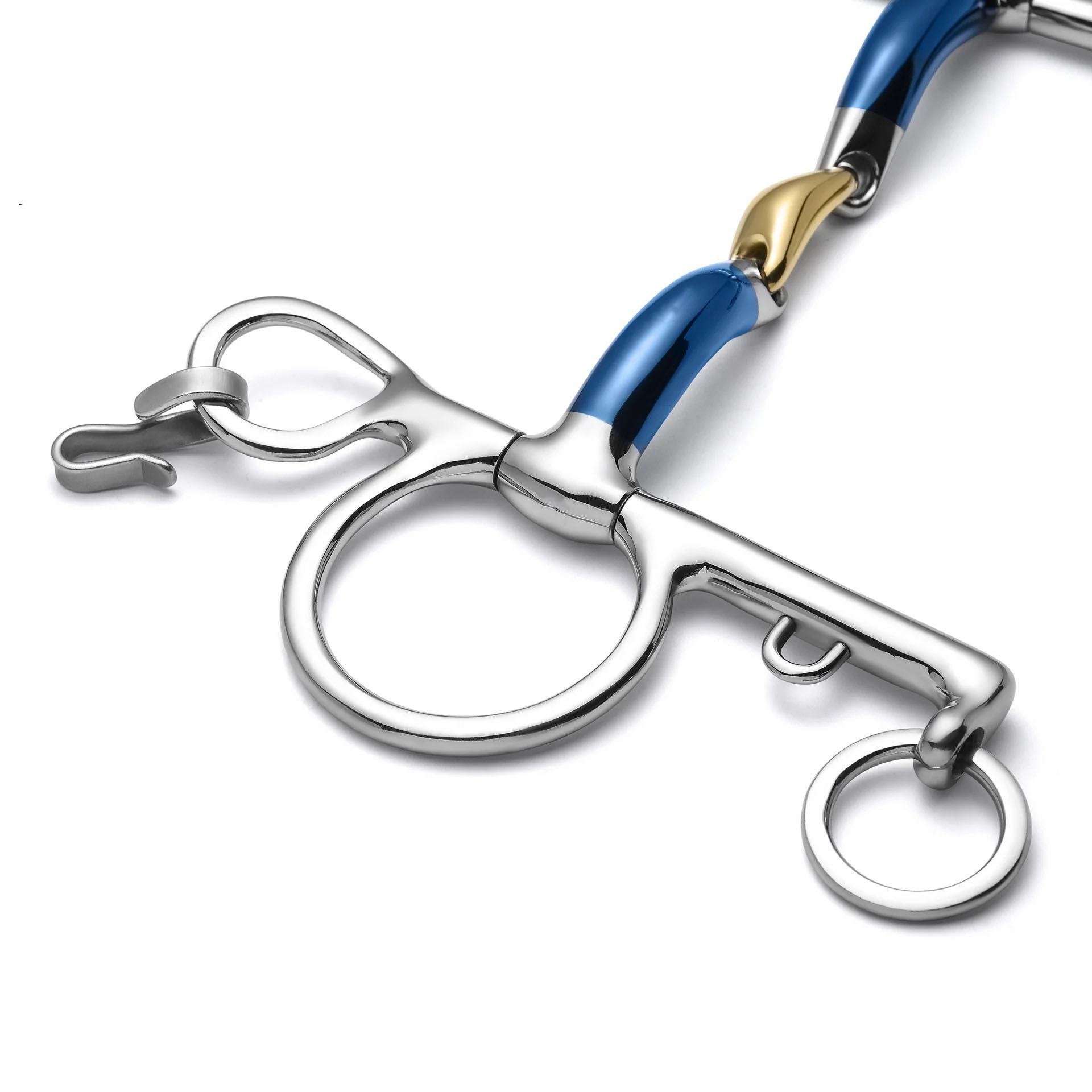 pelham lozenge sweet iron curb horse bit