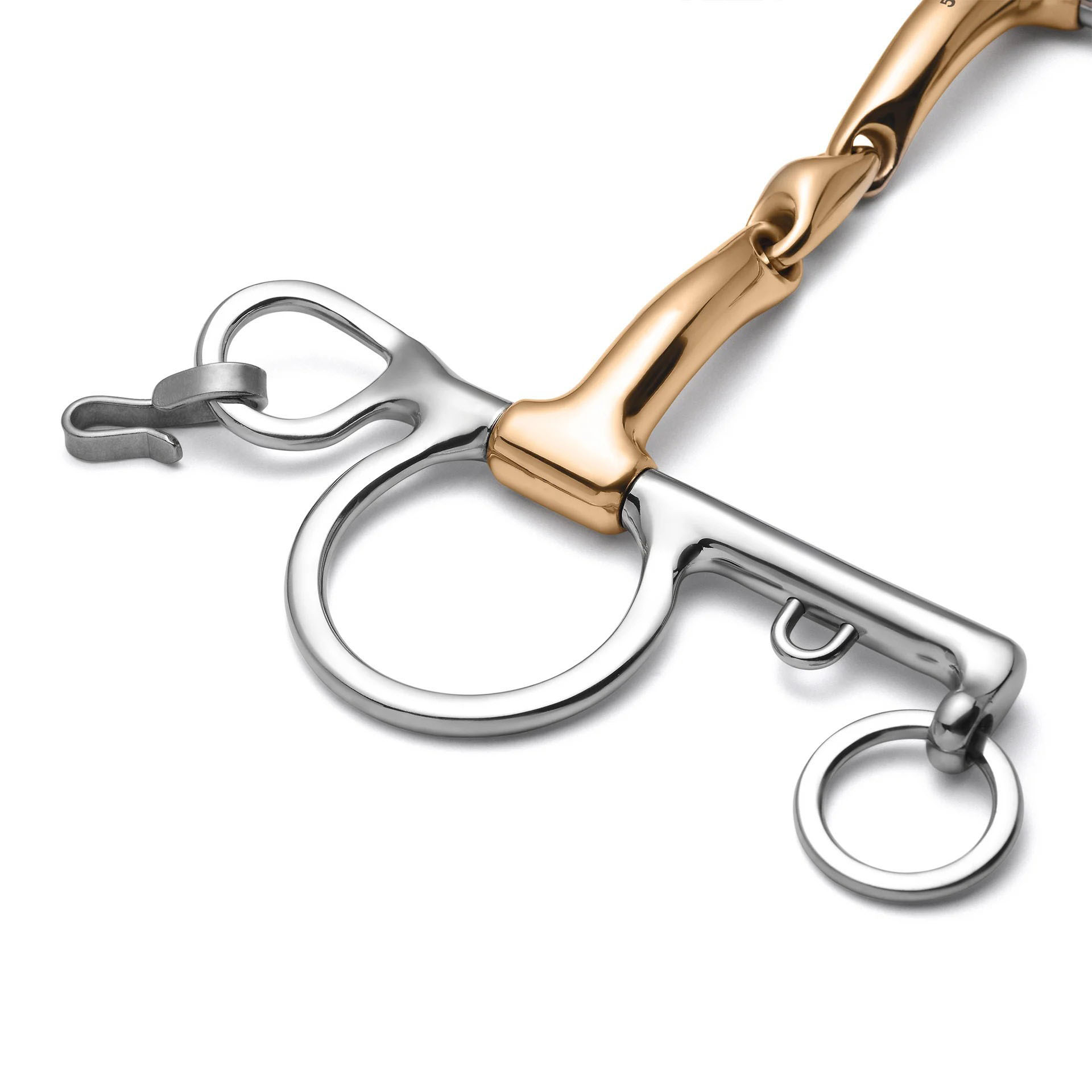 pelham lozenge savor gold curb horse bit
