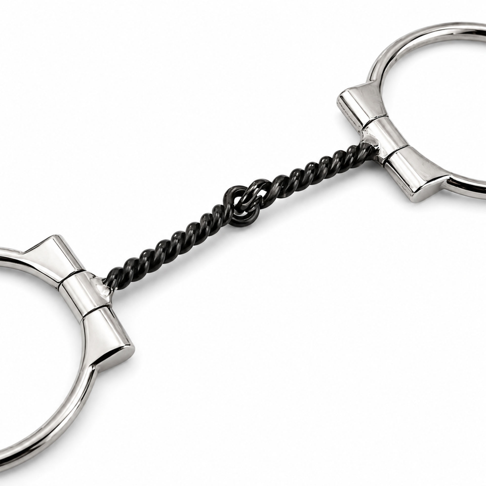 low port d ring sweet iron horse bit