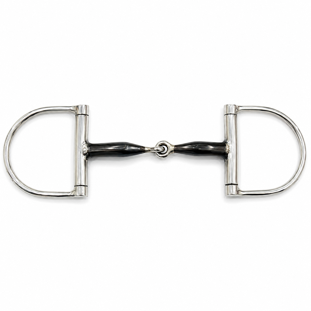 d ring french link horse bit