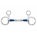 Blue Sweet Iron Lozenge 3-Ring Elevator Bit for Schooling and Jumping Control