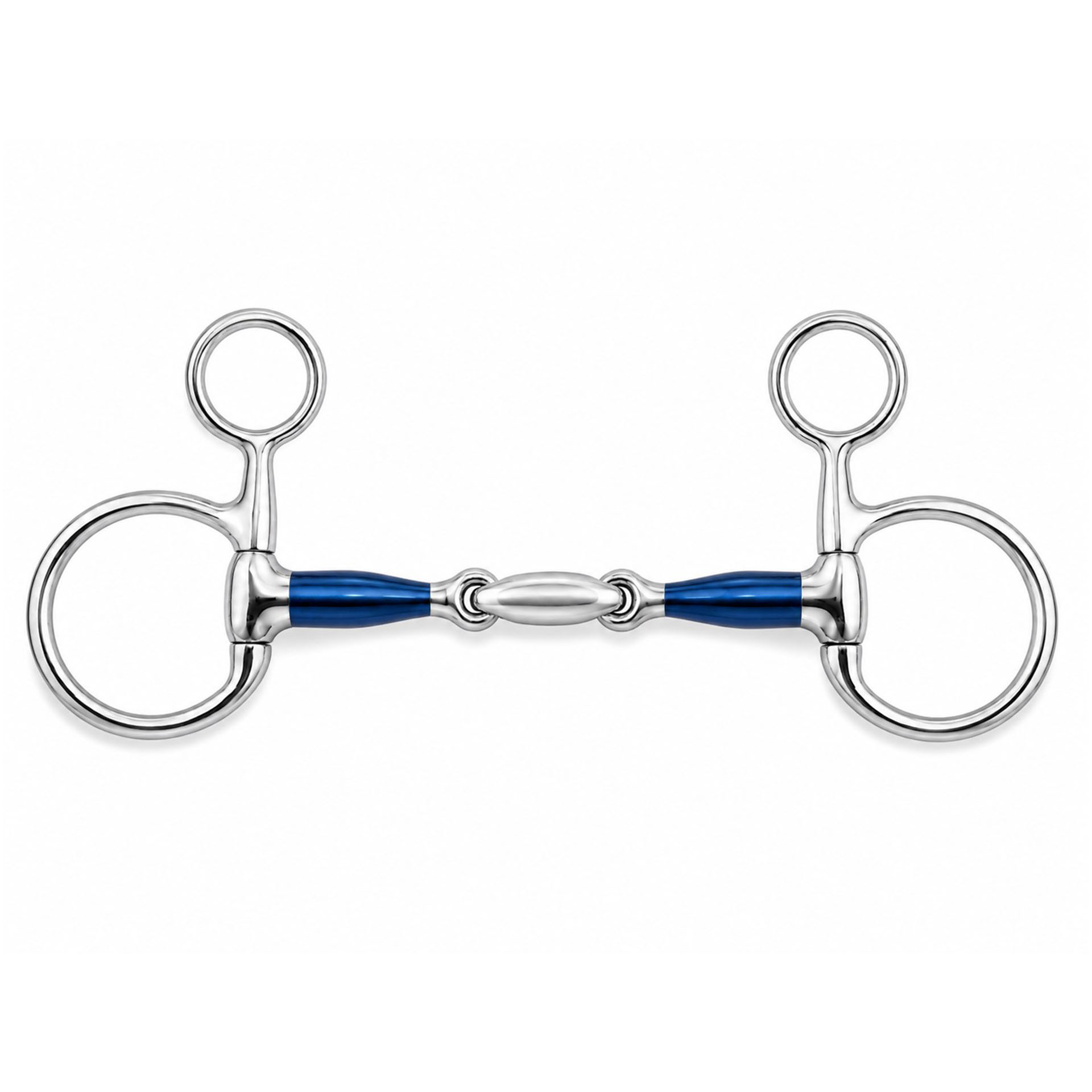 Blue Sweet Iron Lozenge 3-Ring Elevator Bit for Schooling and Jumping Control