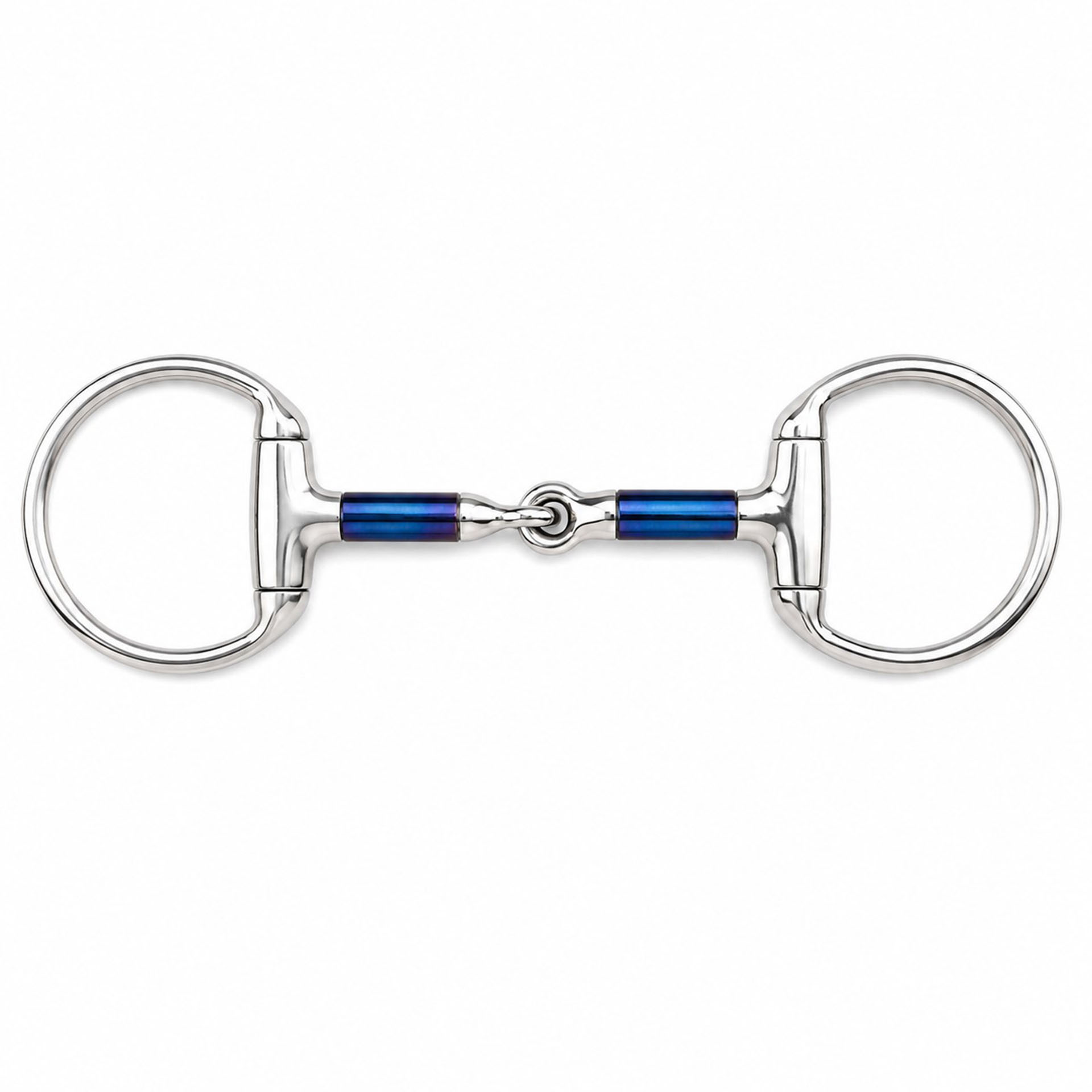 Blue Sweet Iron Dee Ring Snaffle Bit for Fixed Cheek